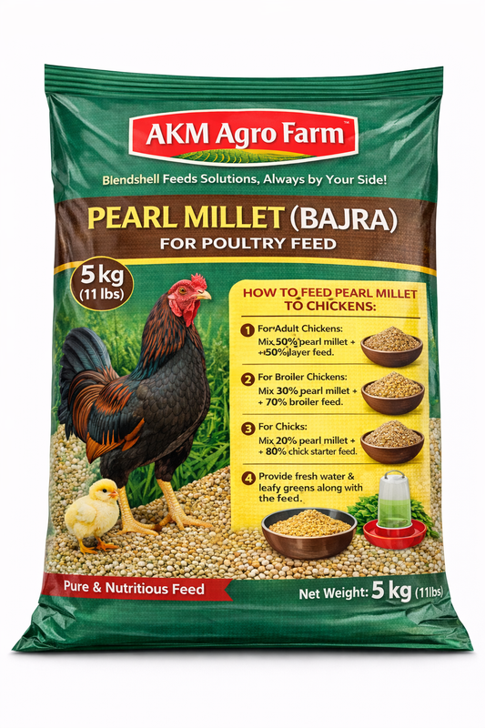 Pure Rajasthan Bajra (Pearl Millet) | Premium Poultry Feed | 1kg & 5kg